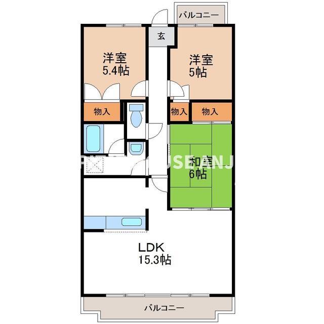 グランシャリオ（402） 間取り図画像