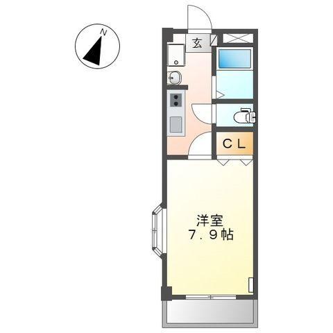 シティーランドＮ（205） 間取り図画像