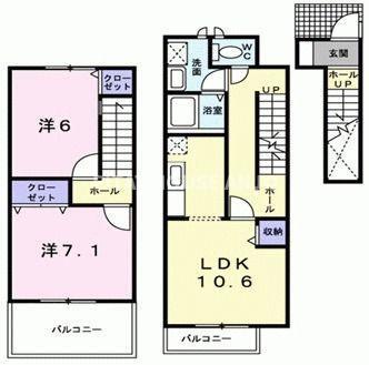 ラ・メルヴェイユ（202） 間取り図画像
