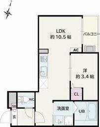 Jack kamishigeharaⅡ（103） 間取り図画像