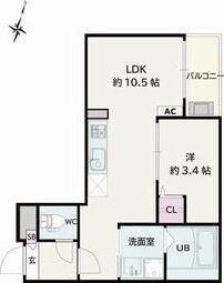 Jack kamishigeharaⅡ（303） 間取り図画像