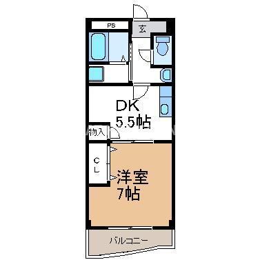レガーロ南斗（201） 間取り図画像
