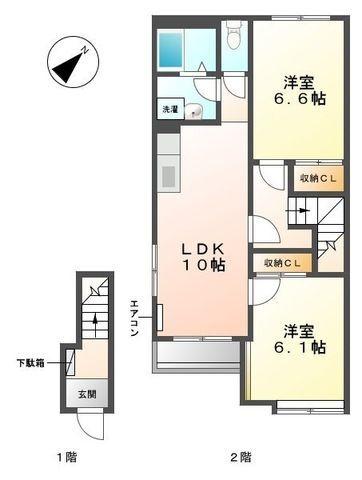 セレーノ向陽（201） 間取り図画像