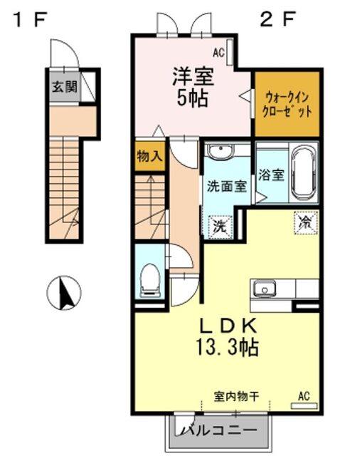 エムグランデＢ棟（203） 間取り図画像