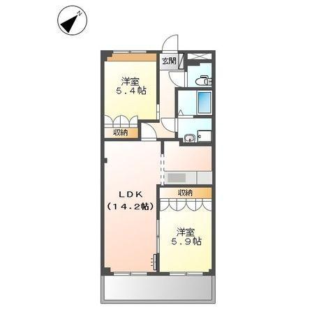 ガーデンハーツ（203） 間取り図画像