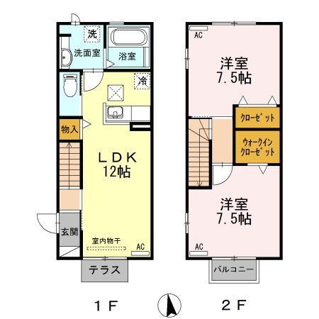 [エトワール][クレール]　【エトワール】（102） 間取り図画像