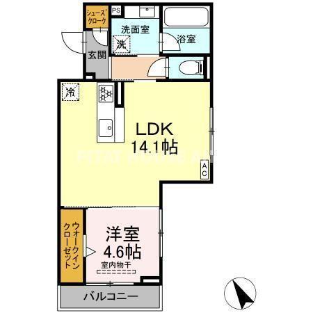 アムール・シェモア（202） 間取り図画像