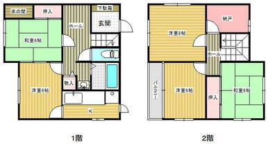 今川町借家 間取り図画像