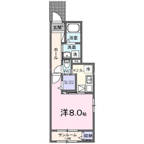 ルミエール　井竜（101） 間取り図画像