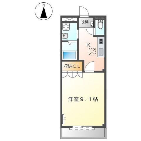 ハッピーハイツ（106） 間取り図画像