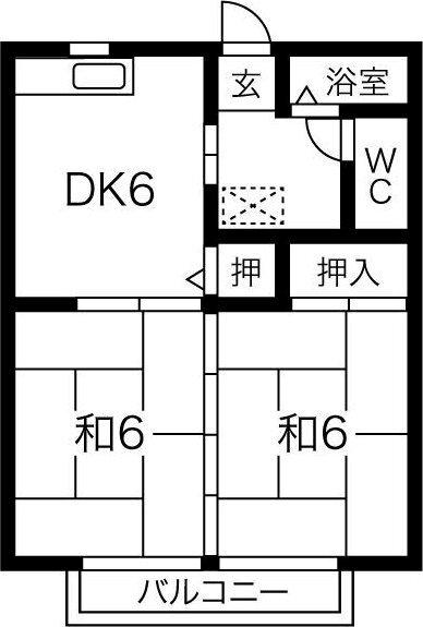高須ハイツ（103） 間取り図画像