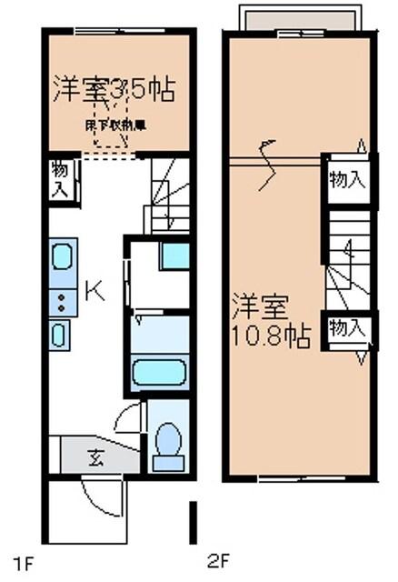 サン　ルミエール（102） 間取り図画像
