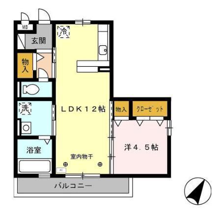 ジーンズコート（301） 間取り図画像