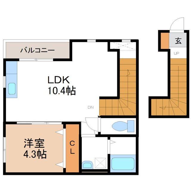 水の森ＳＴ弘法（203） 間取り図画像
