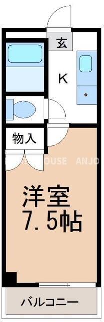 グリーンマイル（103） 間取り図画像