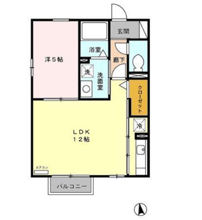 ビューテラス（206） 間取り図画像