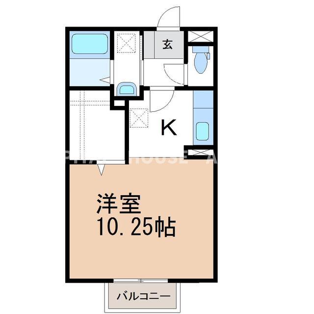 キャメルヒルＡ（202） 間取り図画像