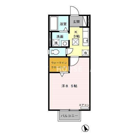 サンフラワー（105） 間取り図画像