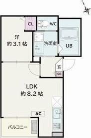 Jack yabaⅡ（101） 間取り図画像
