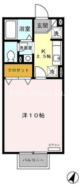 リヴィエール入船（202） 間取り図画像