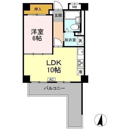 ジャルダン桜町（601） 間取り図画像