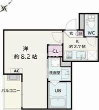 Jack mikawaanjohigashiⅠ（301） 間取り図画像