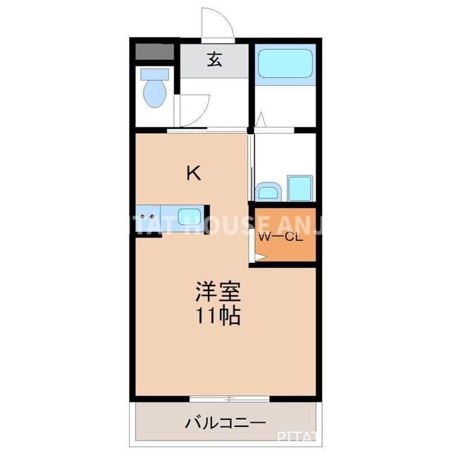 ジュネス徳次Q（103） 間取り図画像