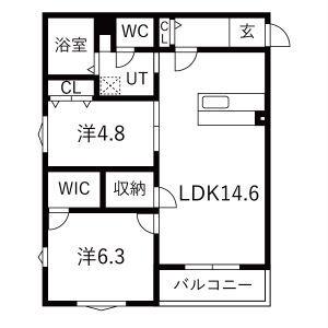 アルモニー東刈谷テラス（103） 間取り図画像