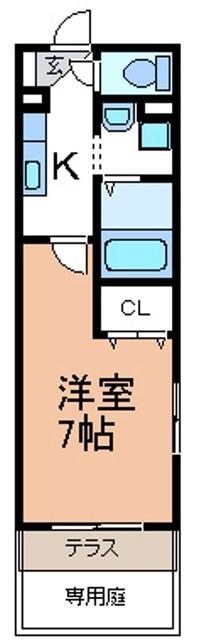 ヨーロピアンシャレー住吉（102） 間取り図画像