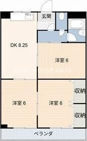 グランドビル永吉（302） 間取り図画像