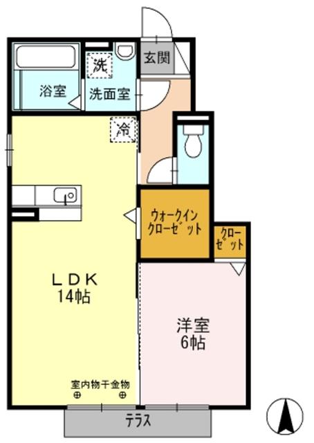 グレイス池田（102） 間取り図画像