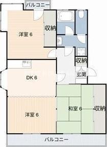 アーバンハイム鍋田（206） 間取り図画像