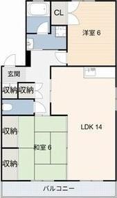 アネックス水越（201） 間取り図画像