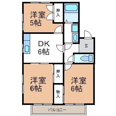 フラット・サプレス市川（B21） 間取り図画像