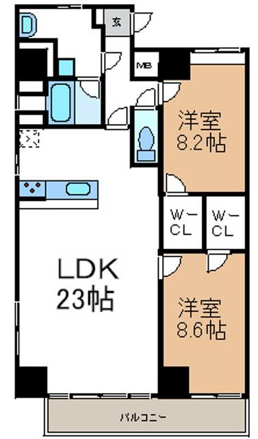 CASA　GRIGIO（グリージョ）（1001） 間取り図画像
