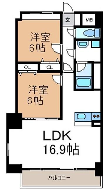 CASA　GRIGIO（グリージョ）（405） 間取り図画像