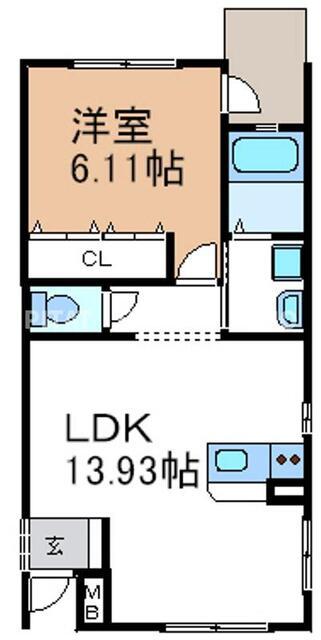 STAR　GATE（103） 間取り図画像
