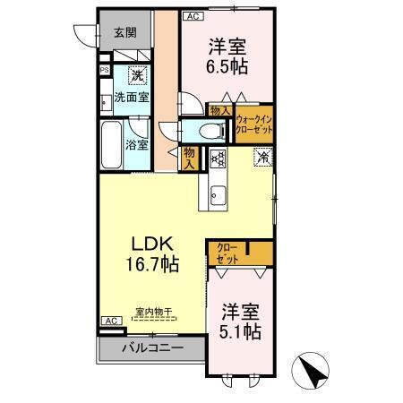 ノヴァーリス恵（203） 間取り図画像