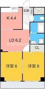 リアルコンフォート（203） 間取り図画像