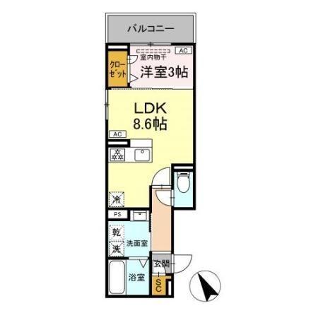 ルナジア（202） 間取り図画像