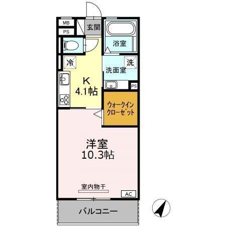 ＴＨＥ　ＦＩＲＳＴ（207） 間取り図画像