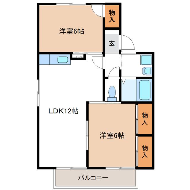エイトファーム知立 E（202） 間取り図画像
