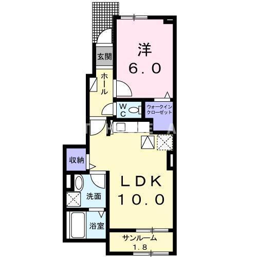 プルミエール　吉浜Ⅰ（102） 間取り図画像