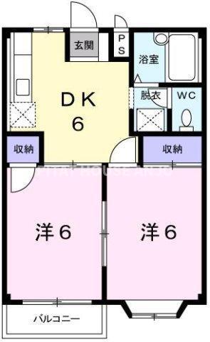 グリーンハイツ雅Ｂ（203） 間取り図画像