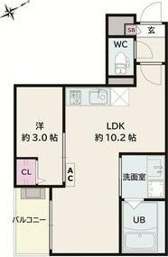Jack hachimanⅣ（103） 間取り図画像