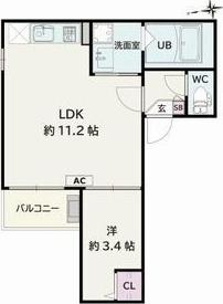 Jack shimoshigeharaⅠ（103） 間取り図画像