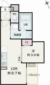 Jack yabaⅡ（203） 間取り図画像