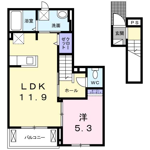 サンリット（202） 間取り図画像