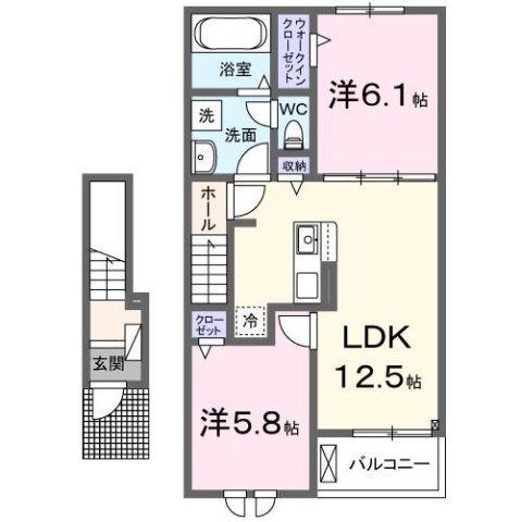 ル　プティ　ボヌール（202） 間取り図画像