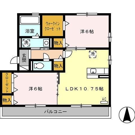 Palace　Sunrise（101） 間取り図画像